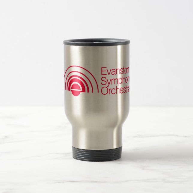 Evanston Symphony Orchestra Travel Mug (Center)