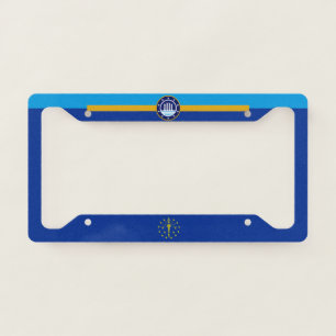 Evansville (Indiana) city flag License Plate Frame