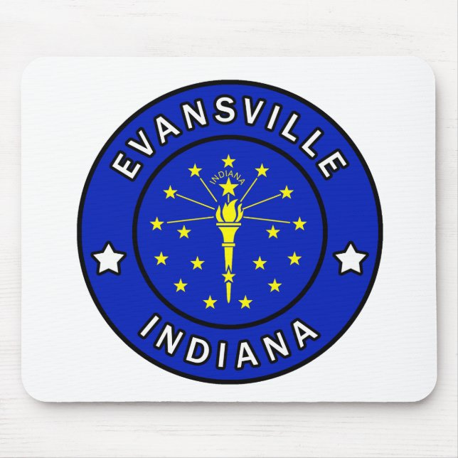 Evansville Indiana Mouse Pad (Front)
