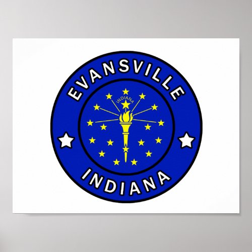 Evansville Indiana Poster