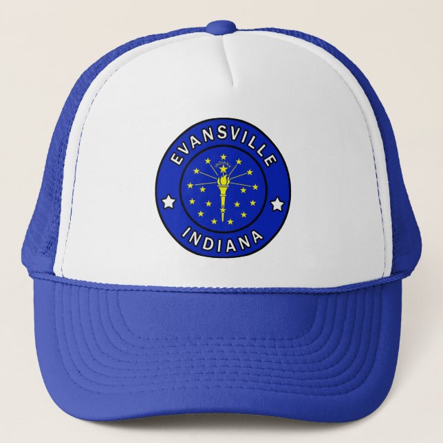 Evansville Indiana Trucker Hat (Front)