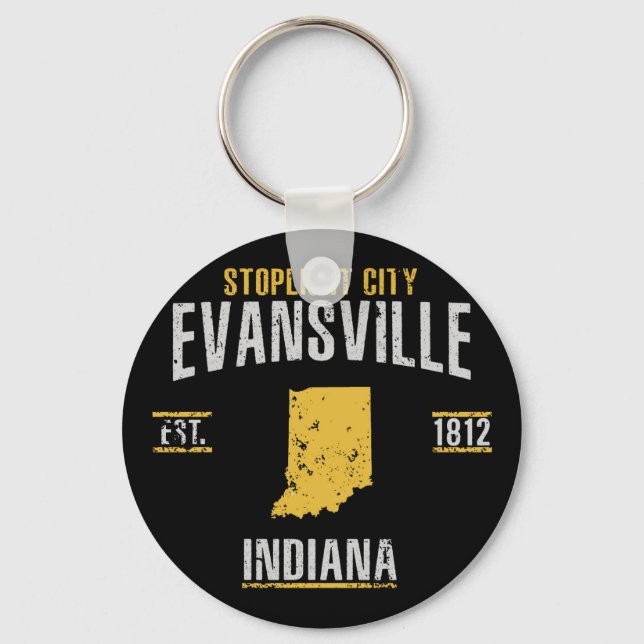 Evansville Keychain (Front)