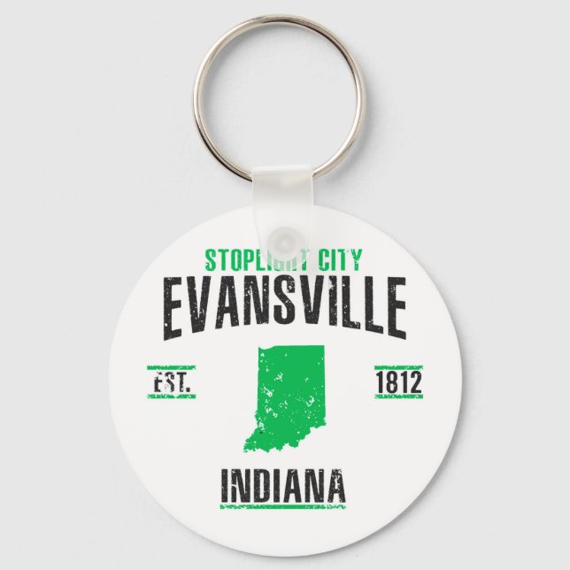 Evansville Keychain (Front)