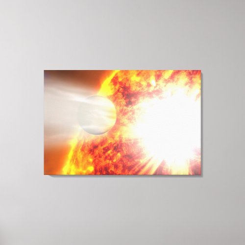 Evaporation Of Hd 189733bs Atmosphere Canvas Print