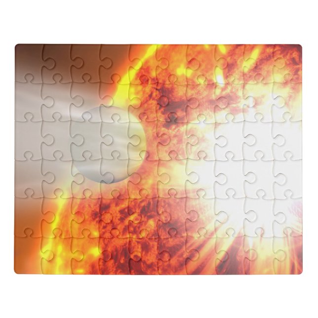 Evaporation Of Hd 189733b's Atmosphere Jigsaw Puzzle (Puzzle Horizontal)