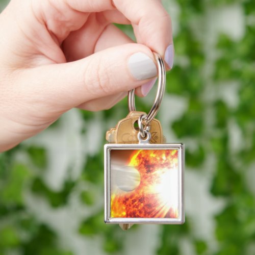 Evaporation Of Hd 189733bs Atmosphere Keychain