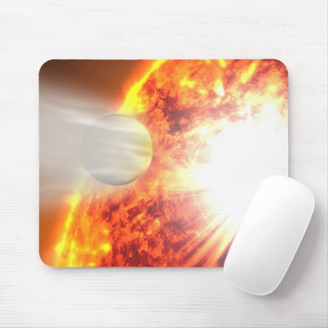 Evaporation Of Hd 189733b's Atmosphere Mouse Pad (With Mouse)