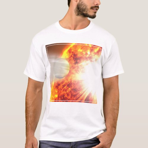 Evaporation Of Hd 189733bs Atmosphere T_Shirt