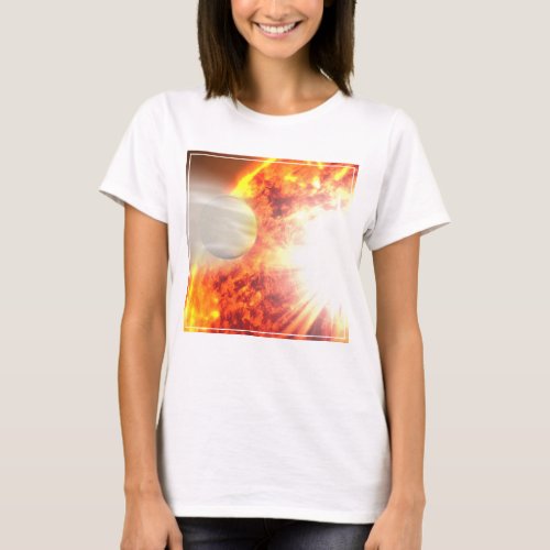 Evaporation Of Hd 189733bs Atmosphere T_Shirt