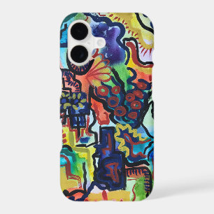 Eva's Garden-Hand Painted Abstract Art iPhone 17 Case