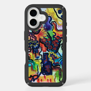 Eva's Garden-Hand Painted Abstract Art iPhone 16 Case
