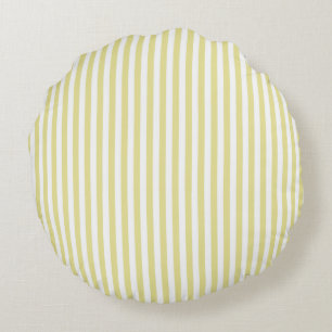 Eve and Sofie Yellow Round Pillow