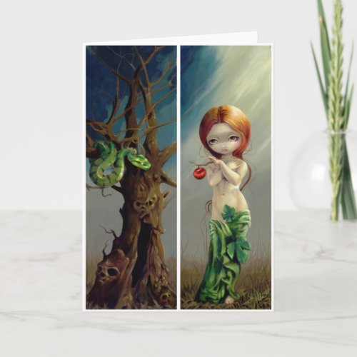 Eve and the Tree of Knowledge Greeting Card