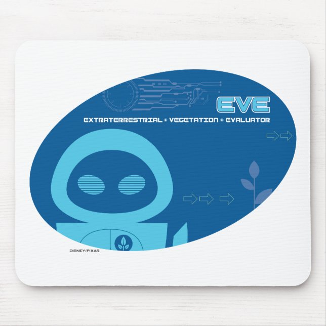 Eve Blue Disney Mouse Pad (Front)