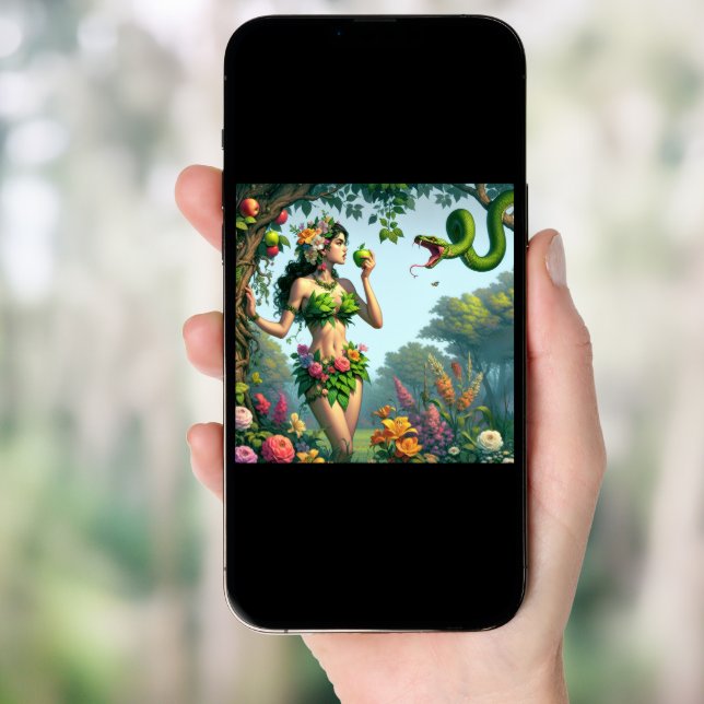 Eve in the Garden of Eden Christian Bible Art Poster (Front Digital)