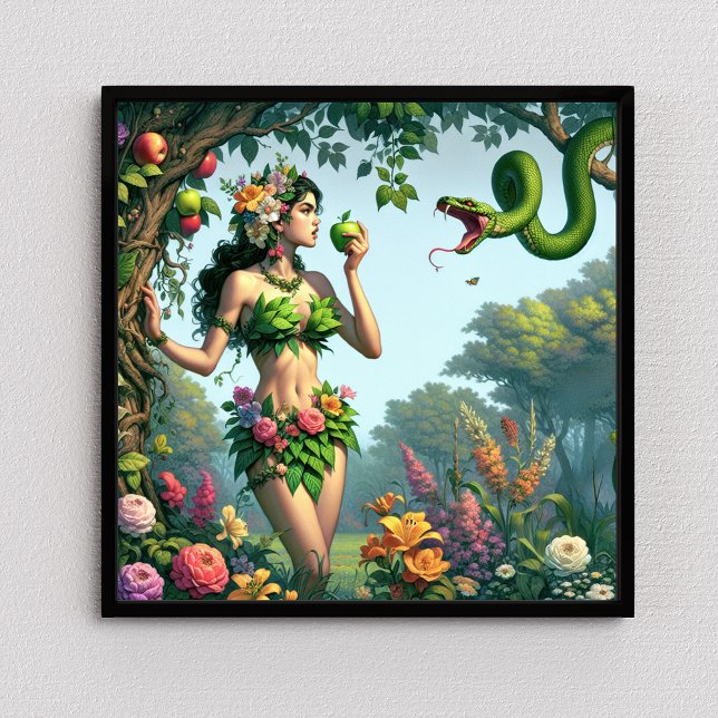 Eve in the Garden of Eden Christian Bible Art Poster (Creator Uploaded)