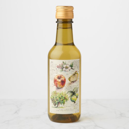 EVE Painted Apple illustration Wine Label