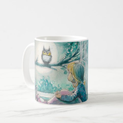 EVE Painted Good Night Owl     Coffee Mug