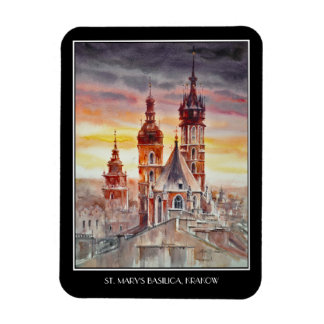 EVE Painted Krakow, Poland Old Town Magnet