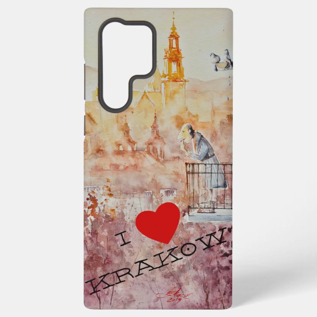 EVE Painted Morning in Krakow,Poland      Samsung Galaxy Case (Back)