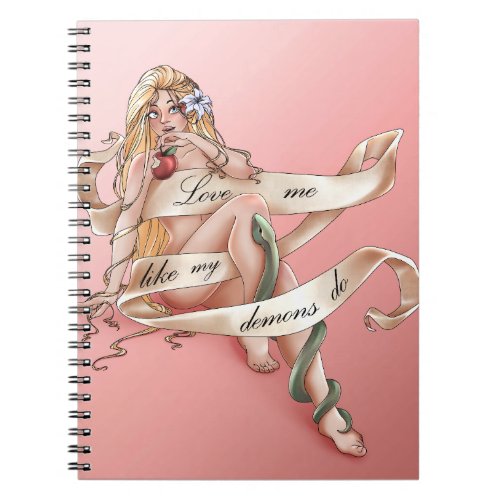 Eve Pin up Notebook