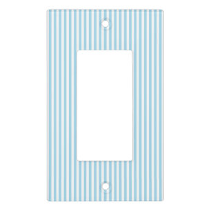 Eve & Sofie Blue Striped Light Switch Cover