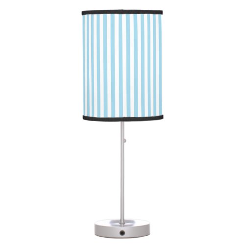 Eve  Sofie Blue Striped Table Lamp