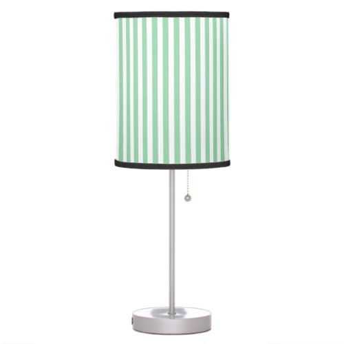 Eve  Sofie Green Striped Table Lamp