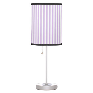 Eve & Sofie Lavender Striped Table Lamp