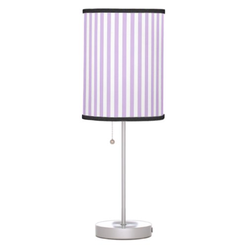 Eve  Sofie Lavender Striped Table Lamp