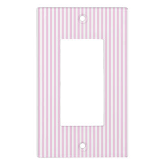 Eve & Sofie Pink Striped Light Switch Cover