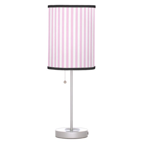 Eve  Sofie Pink Striped Table Lamp