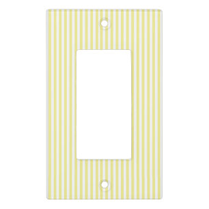 Eve & Sofie Yellow Striped Light Switch Cover