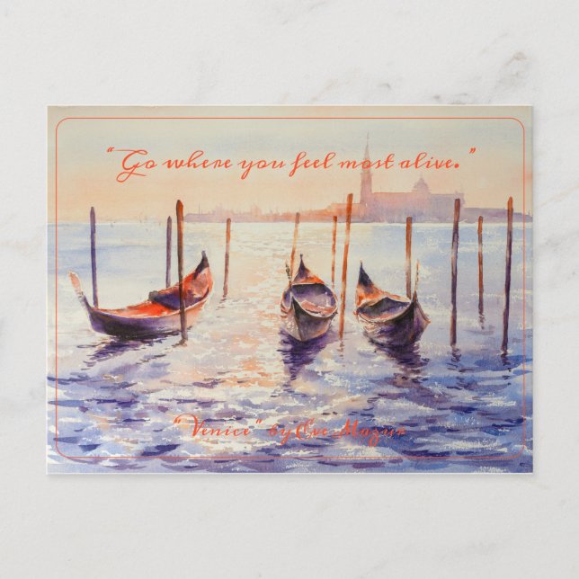 EVE Venice Sunset Postcard (Front)