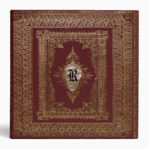 Evelio Margette Victorian Monogram Binder