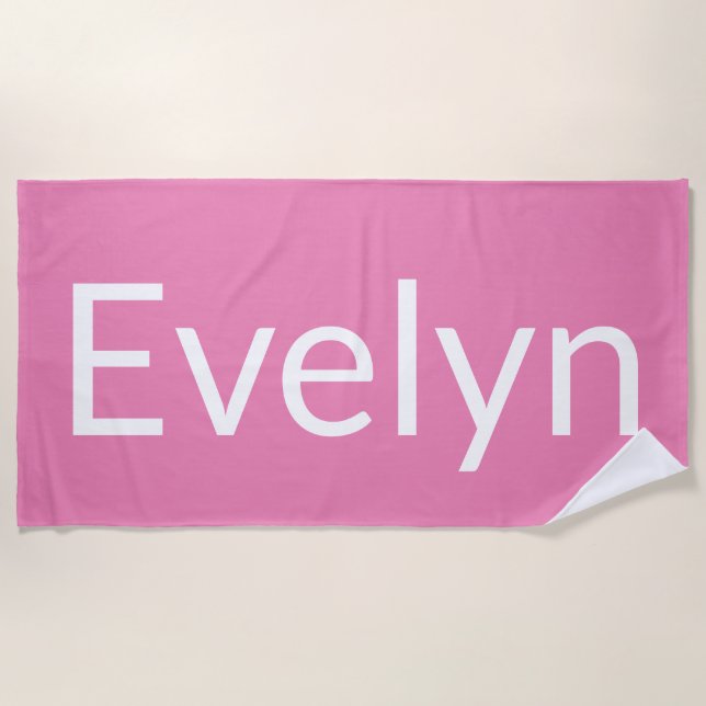 Evelyn Beach Towel (Front)