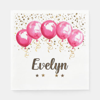 Evelyn Birthday Napkins