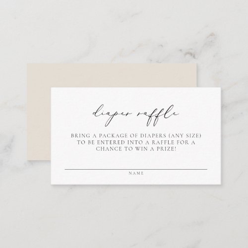 EVELYN Calligraphy Place Card