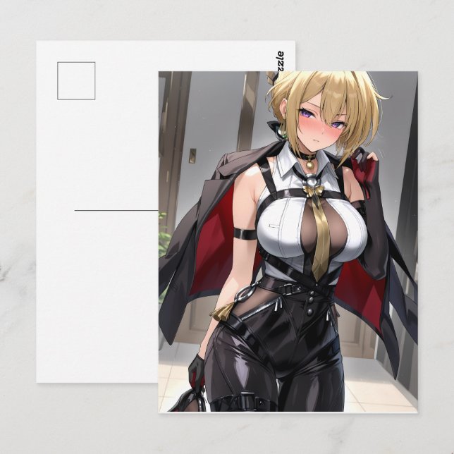 Evelyn Chevalier Postcard (Front/Back)