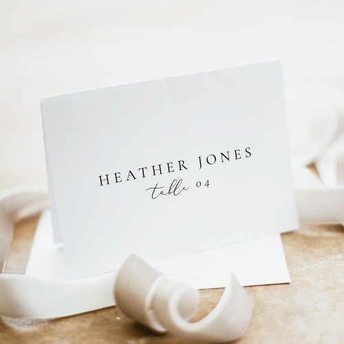 EVELYN Elegant Minimalist Script Place Cards