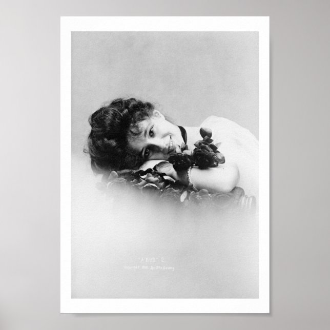 Evelyn Nesbit, 1901 as photograhed by Otto Sarony Poster (Front)