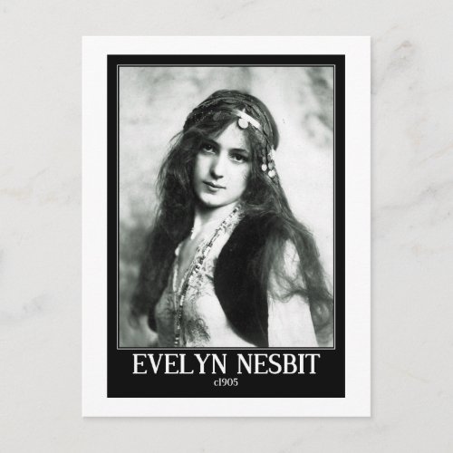 Evelyn Nesbit Celebrity c1905 Vintage Postcard