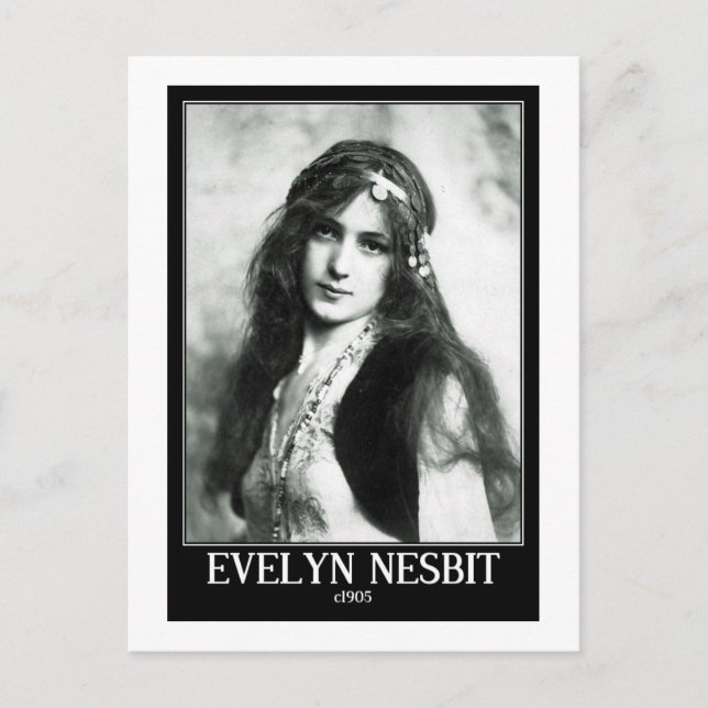 Evelyn Nesbit, Celebrity, c1905, Vintage Postcard (Front)
