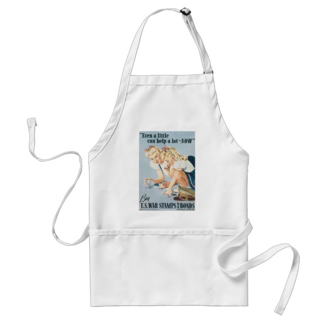"Even a Little Can Help Alot" Apron (Front)
