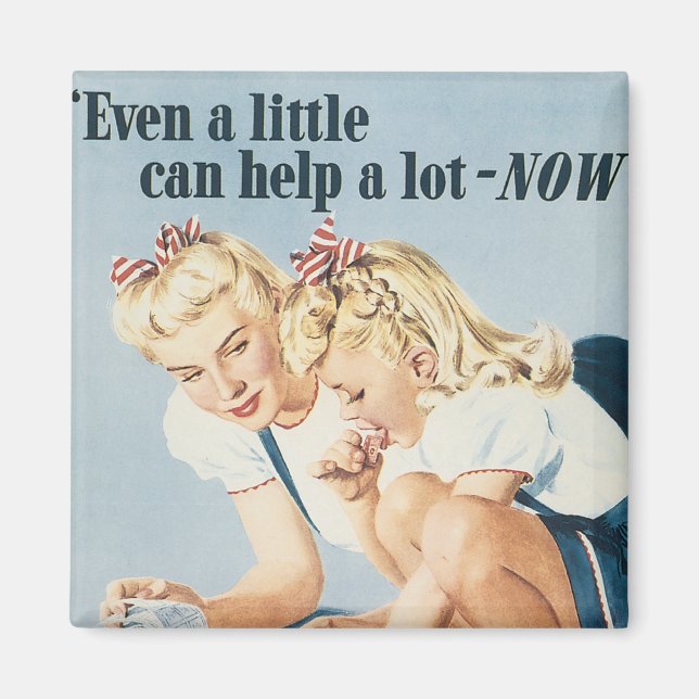 Even a Little Can Help Alot-NOW Magnet (Front)