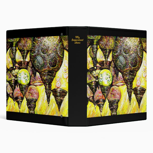 Even Bigger Idea of Color 3 Ring Binder (Background)