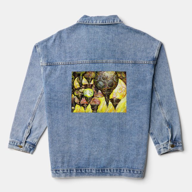Even Bigger Idea of Color Denim Jacket (Back)