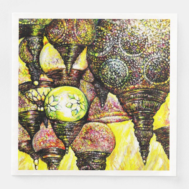 Even Bigger Idea of Color Paper Dinner Napkins (Front)