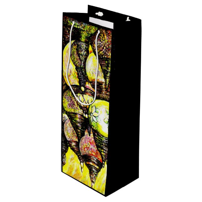 Even Bigger Idea of Color Wine Gift Bag (Front Angled)