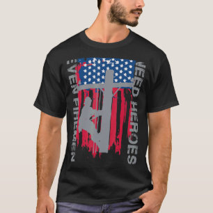 Even Firemen Need Heroes Lineman T-Shirt